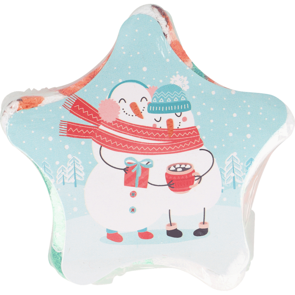 Winter, Schneemann, Schneemann mit Schal, Sternform, Geschenk