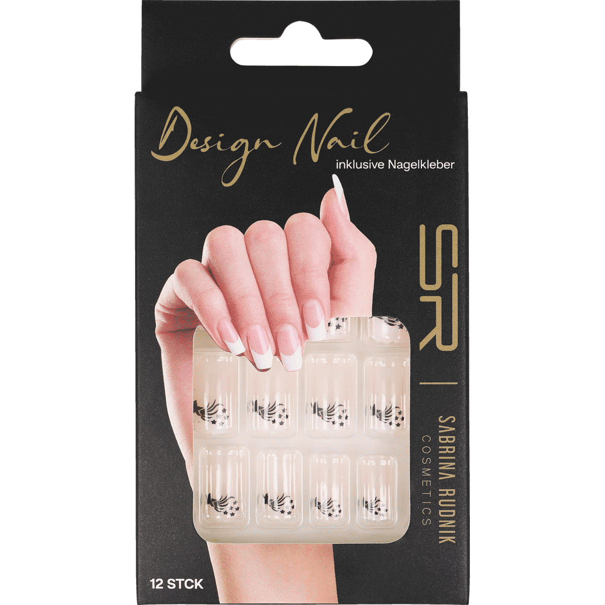 nail tips, Nagelecken, Design-Nägel, Kunstnägel, 12er Set, nagelaufkleber, nagelkunst, design nagel, falsche nägel, 12 st?cke, Nail tips, Press-on nails, French tip, Clear nails, 12 pieces