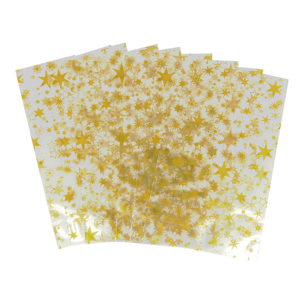goldene sterne, Konfetti, Sternenfunken, Party-Dekoration, Papierblätter