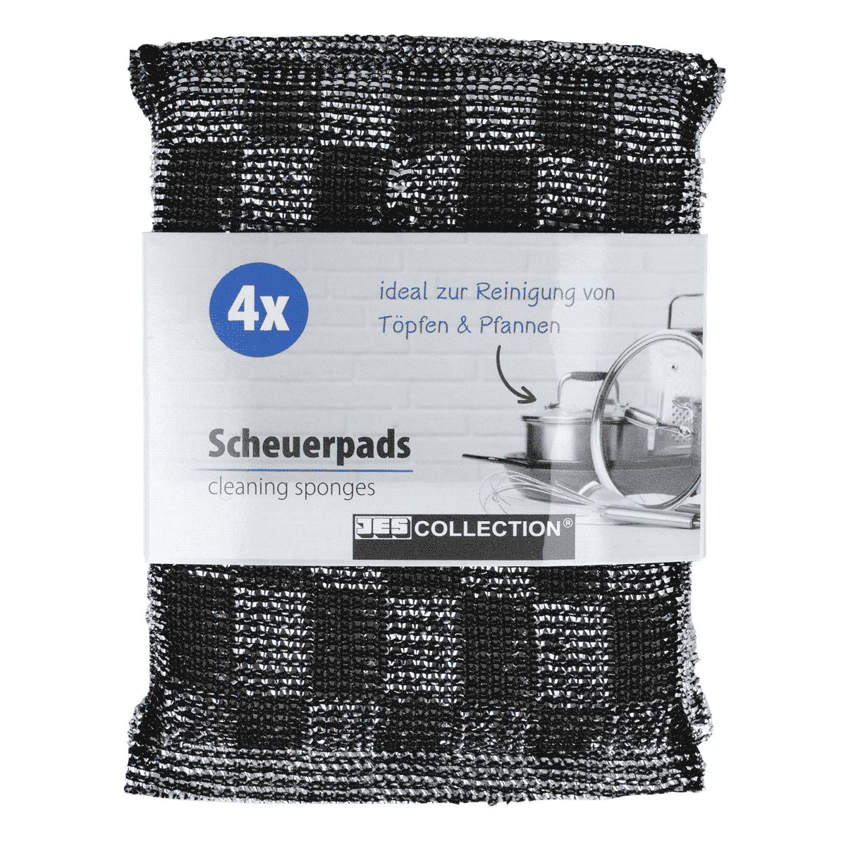 Scheuerpads, Reinigungspads, Töpfe & Pfannen, Reinigungsutensilien, Stoffpads, Schwämme, Scheuerpads, Pfannenreiniger, Küchenreinigung, 4x, rein (not applicable), reinigungsschwamm, küchenreiniger, checkered muster, 4x