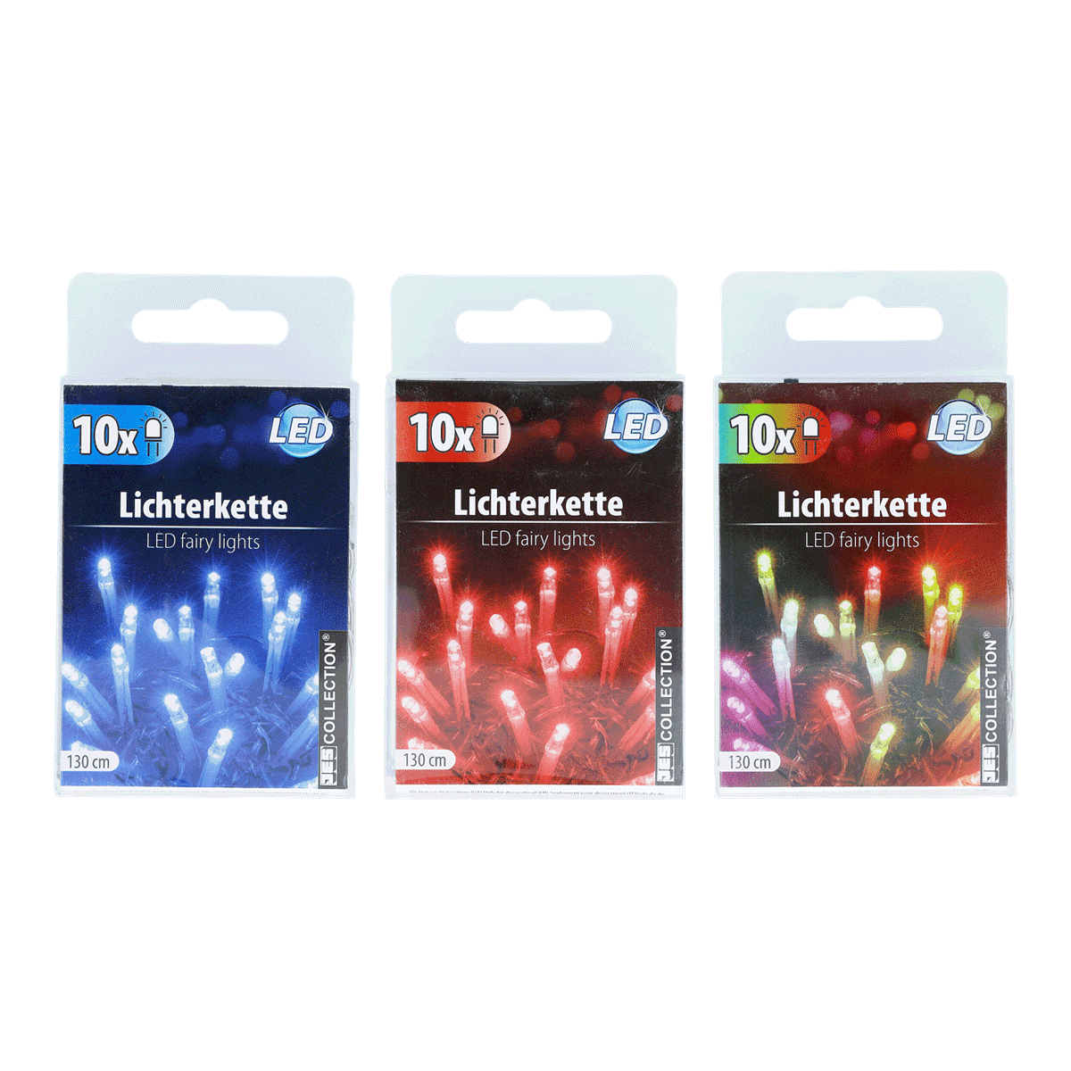 Lichterkette, LED, Lichtkette, Fairy lights, 130 cm, Lichterkette, LED, Feenlichter, Beleuchtung, 130 cm, Lichterkette, LED, 10x, 130 cm, Baumbeleuchtung