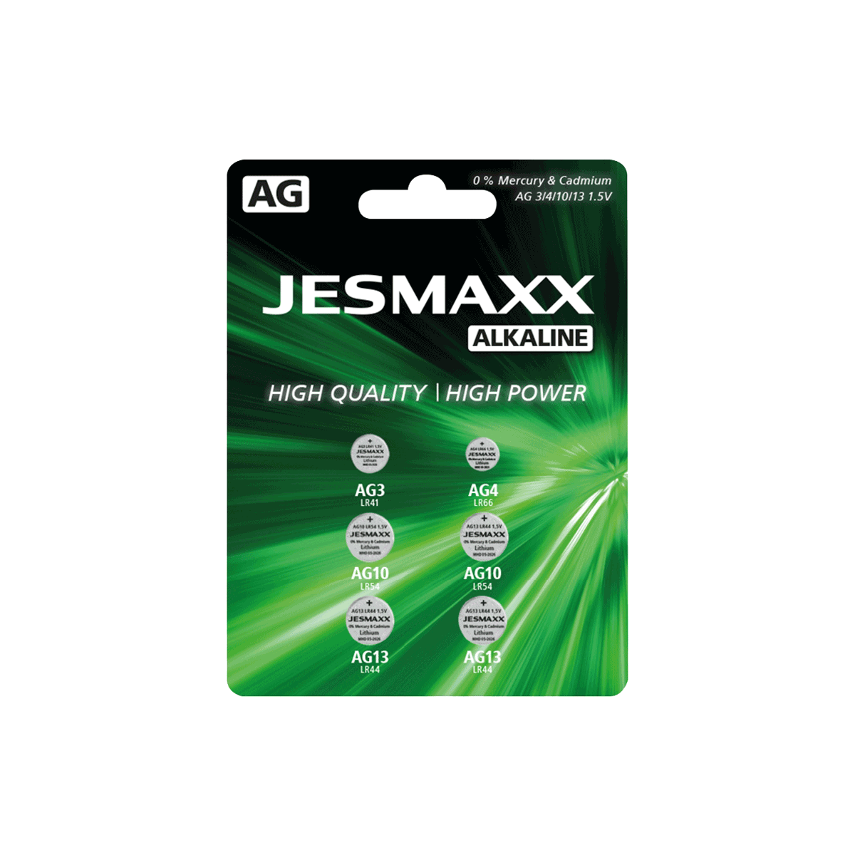 Alkalische Batterie, JESMAXX, Batteriepack, AG3, LR41, Alkaline, Knopfzelle, AG3, AG4, AG10, Alkaline, Batterie Pack, AAA/AA Zellen?, Nicht wiederaufladbar?, Knopfzellen?
