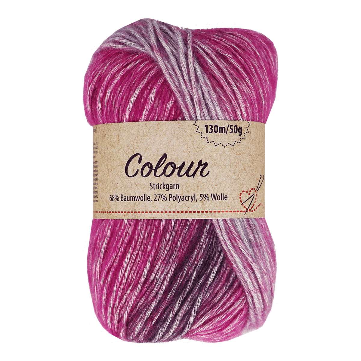 Strickgarn, Baumwollmischung, Pink, Graustich, Rundstrickgarn, Wolle, Rundstrickgarn, Drahtlos, Farbverlauf, Garnball, Wolle, Garn, Strickgarn, Pink, Gemustert