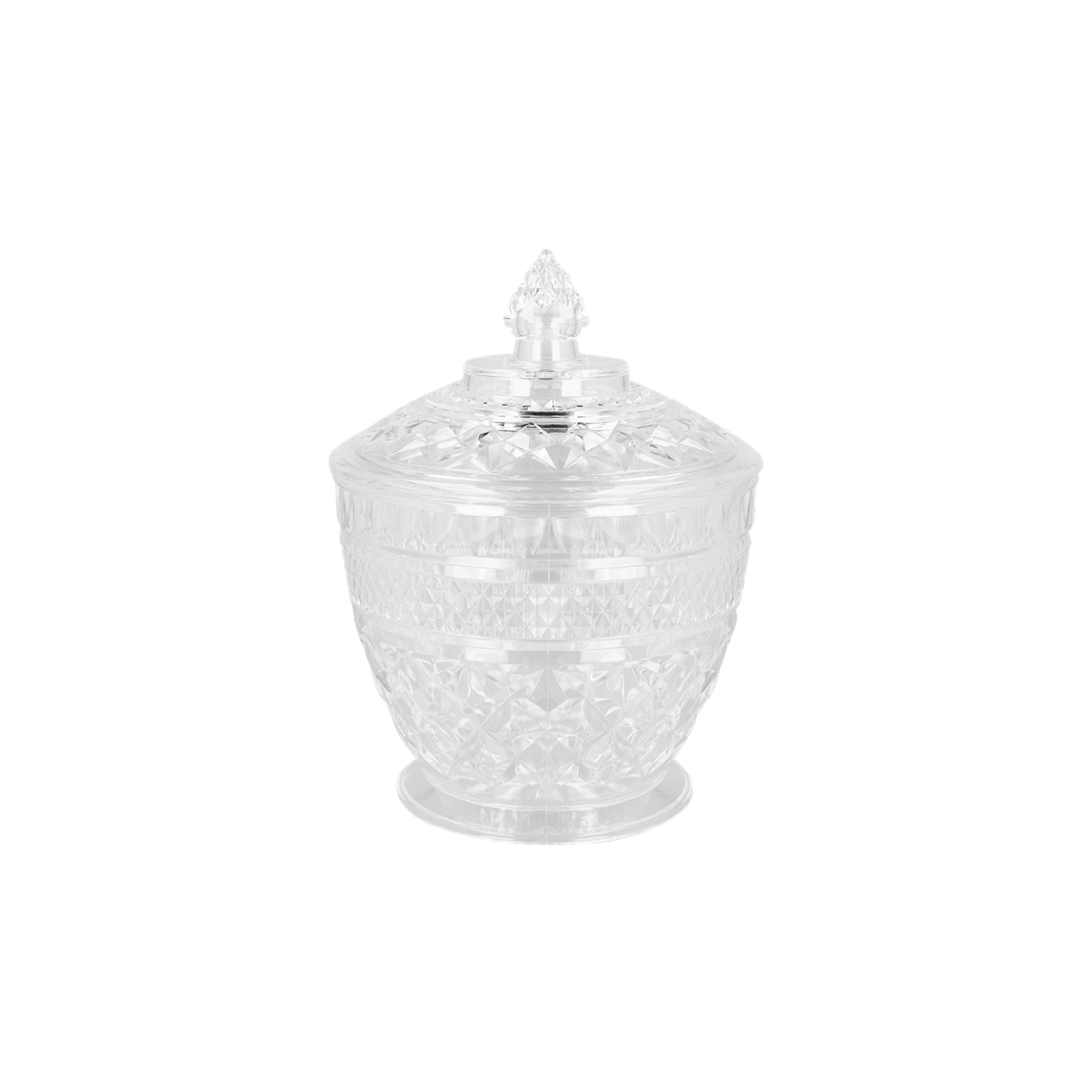 Kristallglas-Behälter, Glasbehälter mit Deckel, Dekorationsglas, Lidded Glasbehälter, Schliff-Kristallgefäß,  Kristallbehälter,  Bonbontopf,  Zuckerdose,  Kristallglas,  Deckeldose,  Kristallgefäß,  Zuckergefäß,  Kristallbehälter,  Glasdeko,  Deckeldose