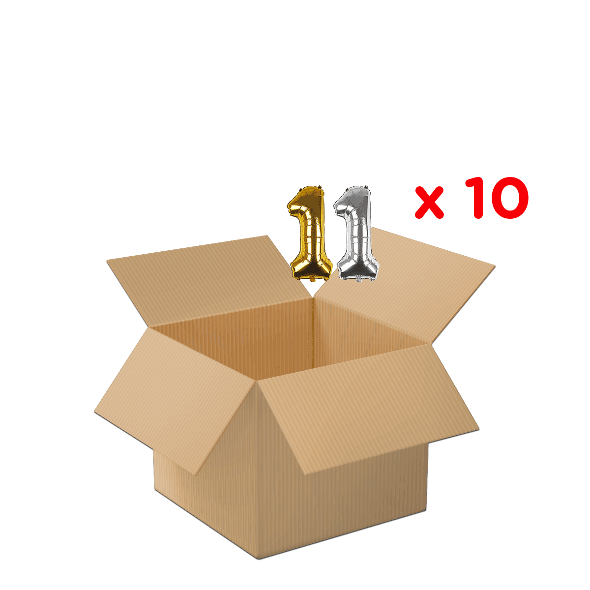 Kartonbox, Box, offene Box, Geschenkbox, Ballonzahlen, kartonbox, offenes karton, geschenke, ballonzahl-1-1, box mit 1er zircon, kartonbox, karton, geburtstag, ballon, geschenk
