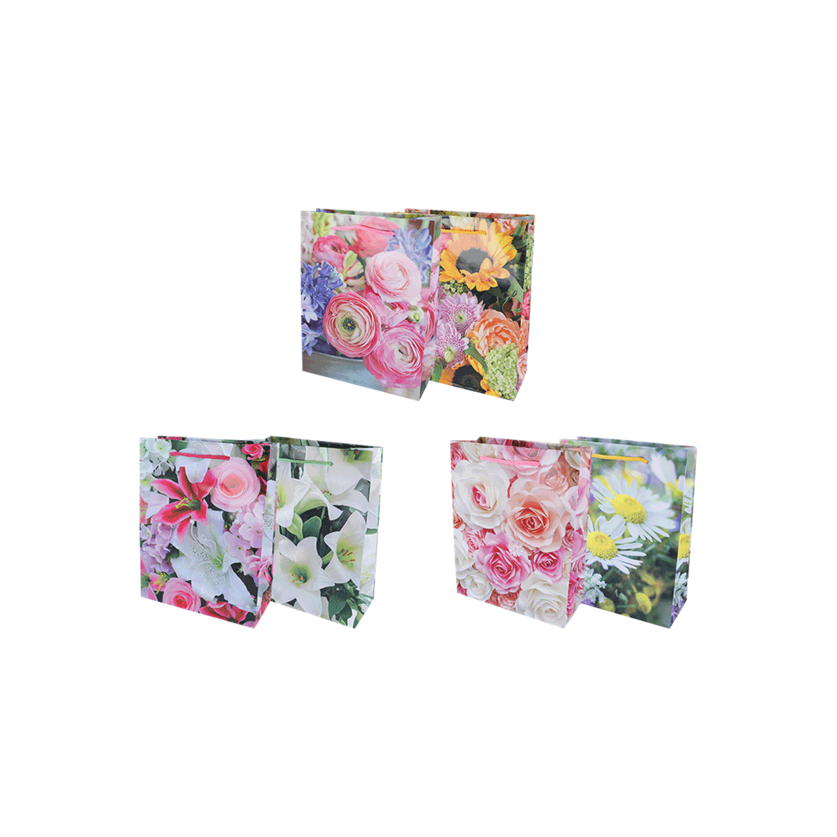 Blumen Tasche, Blumenmuster, Tragetasche, Papier Tasche, Gemustertes Design, Geschenkbeutel, Blumenmuster, Papiertasche, Florales Design, Tragetasche, blumen tasche, blumen muster, geschenk tasche, papier tasche, farbige blumen