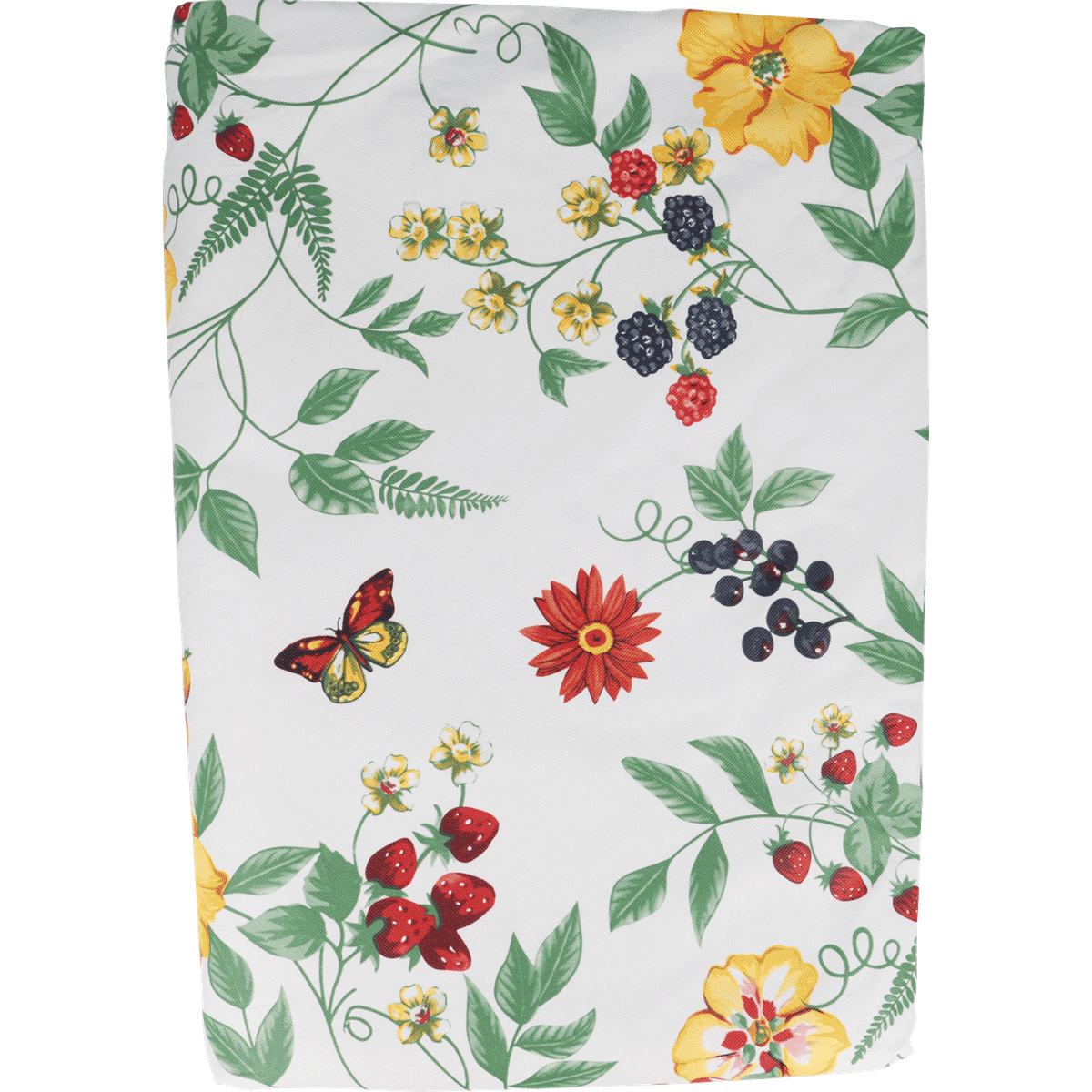 muster, blumenprint, pflanzenmuster, beeren, schmetterling, Stoff, Muster, Blumen, Beeren, Schmetterling, stoff, stoffmutter, blumenmuster, baumwolle, tischdecke