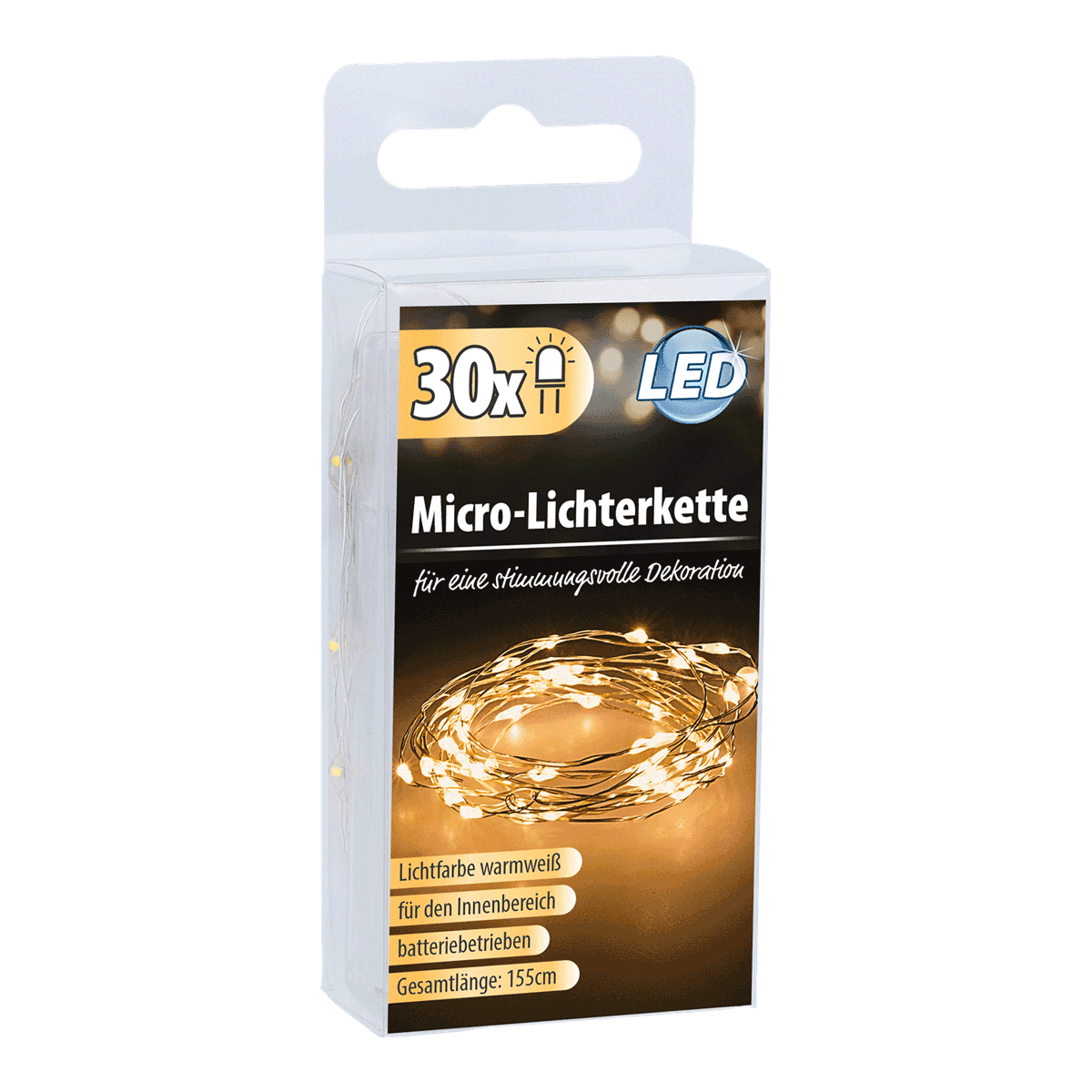 Lichterkette, LED, Micro-Lichterkette, Warmweiß, Batteriebetrieben, Micro-Lichterkette, LED, Innenbereich, Warmweiß, 155cm, micro-Lichterkette, LED, Lichterkette, Warmweiß, 150cm