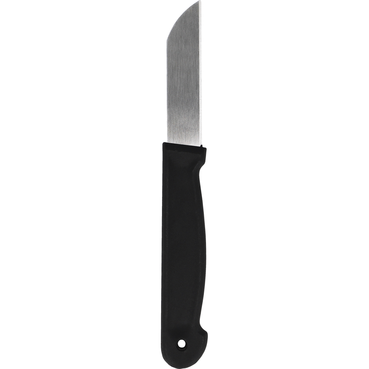 Messer, Küchenmesser, Edelstahl, Griff Kunststoff, Kantschneide, messer, Kochmesser, Stahl, schwarzer Griff, Kante gerade, messer, klinge, küchenmesser, edelstahl, schwarzer griff
