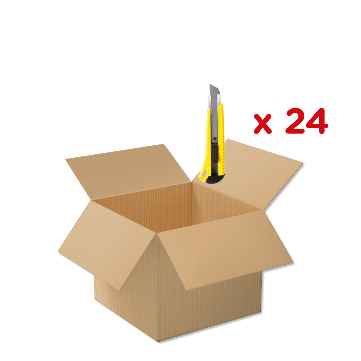 Kartonschachtel, Umzugskarton, Kartonbox, X24, Messerschärfer, box, Kartonschachtel, Schneidemesser, Multitool-Messer, Verpackung, x24, Kartonschachtel, Offen, Cuttermesser, Schnittwerkzeug, 24 Stücke
