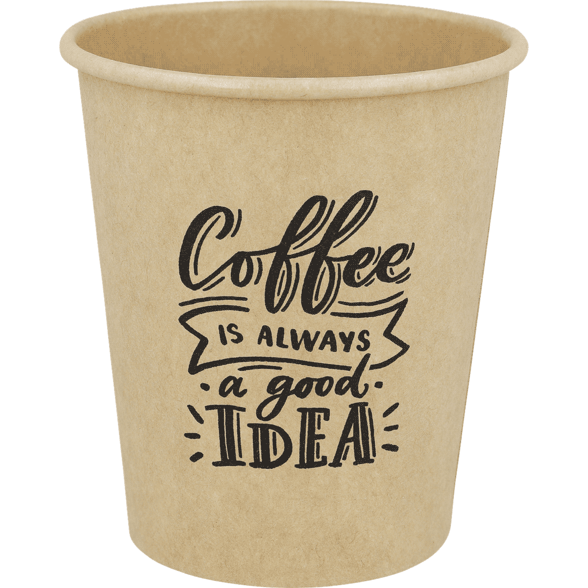 Pappbecher, Kaffeebecher, Kraftpapier, Druck, Zitat, Pappbecher, Kaffeebecher, Kraftpapier, Bedruckter-Becher, recycelbarer-Becher, Kaffeebecher, Becher, Papierbecher, Küchenzubehör, Kaffeebecher mit Spruch