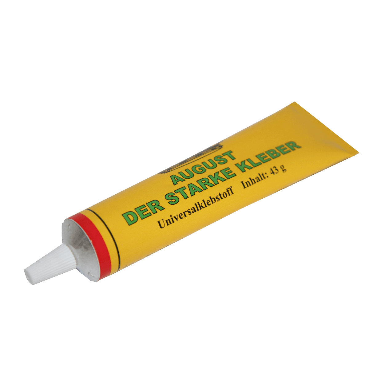 Klebstoff, Universalkleber, Kunststoff, Gelb, Tube, Klebstoff, Universalklebstoff, Kunststofftube, Gelbstreifen, Inhalt 43 g, Klebstoff, Universalkleister, Kunststofftube, Gelbe Verpackung, Inhalt 43 g