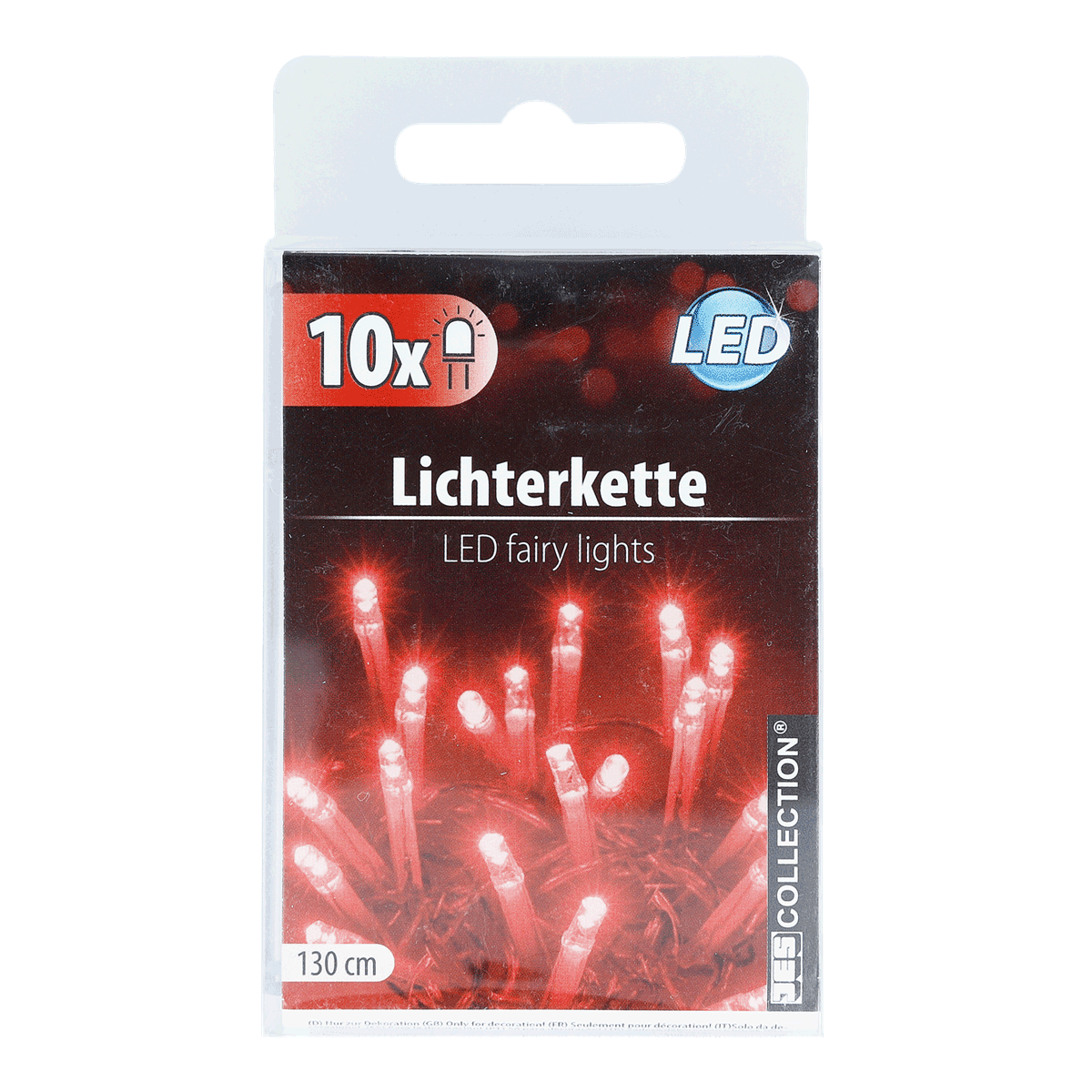 LED, Lichterkette, Kette, Weihnachtsdeko, 130 cm, LED, Lichterkette, Beleuchtung, Kabel, 130 cm, LED, Lichterkette, Lichterkette 130 cm, rote LED, Fairy lights