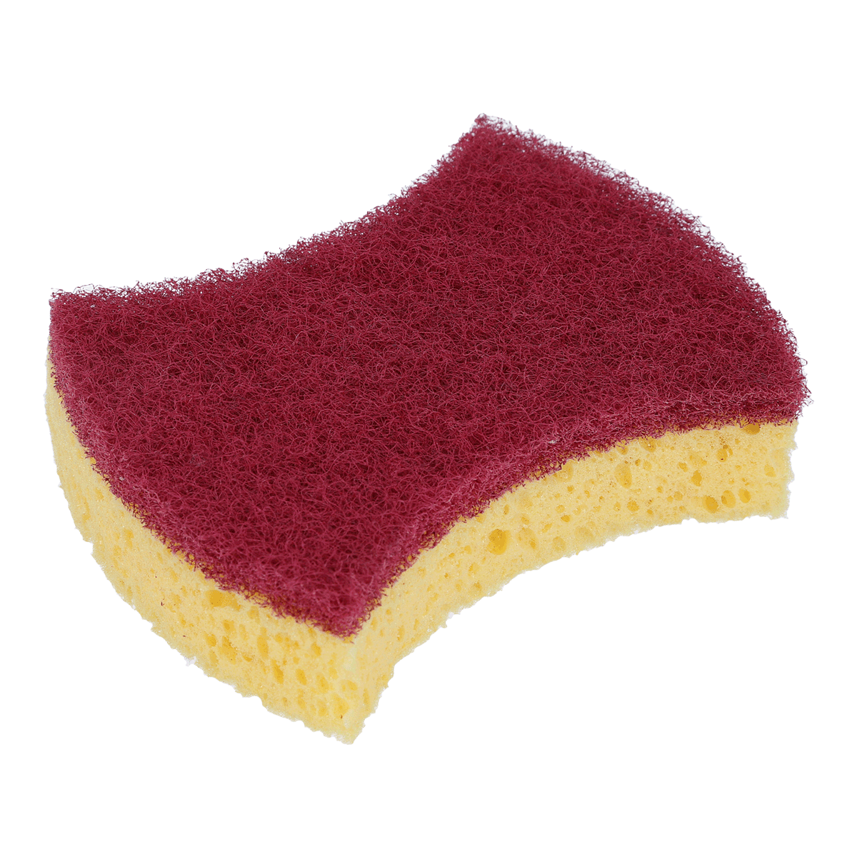 Küchenschwamm, Schwamm, roter Reinigungsschwamm, Doppel-Schicht Schwamm,  Zellulose Schwamm, küchenschwamm, spülschwamm, zwei-tone, rotviolett, kuchenlappen, Küche, Schwamm, Spülschwamm, Rotlila, Mehrzweckschwamm