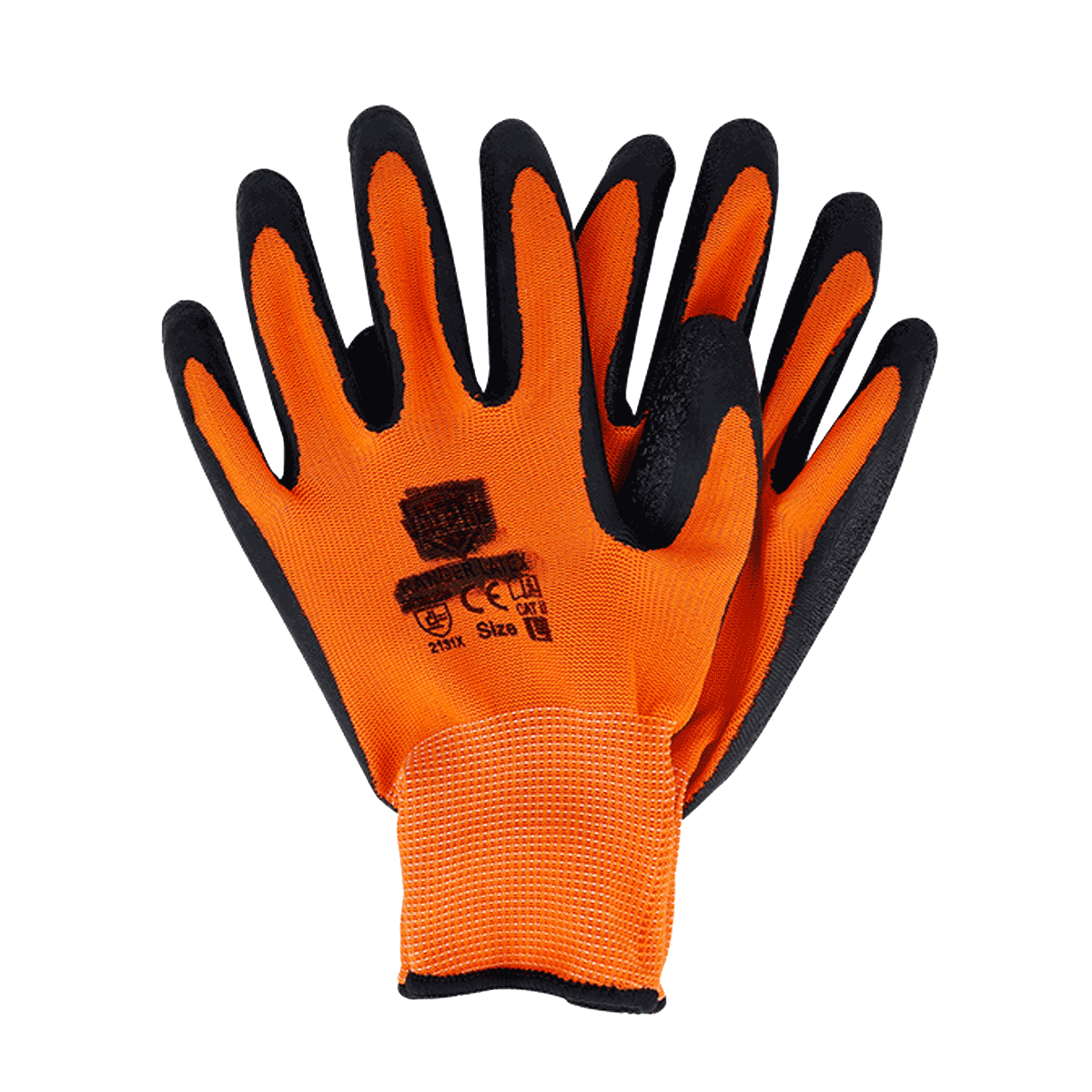 Bekleidung, Handschuh, Baseball, Baseball-Handschuh, Sport, Arbeitshandschuhe, Gummihandschuhe, orange, Schutzhandschuhe, Schnittfest, Arbeitshandschuhe, Gartenhandschuhe, Nitril beschichtet, orange, Größe