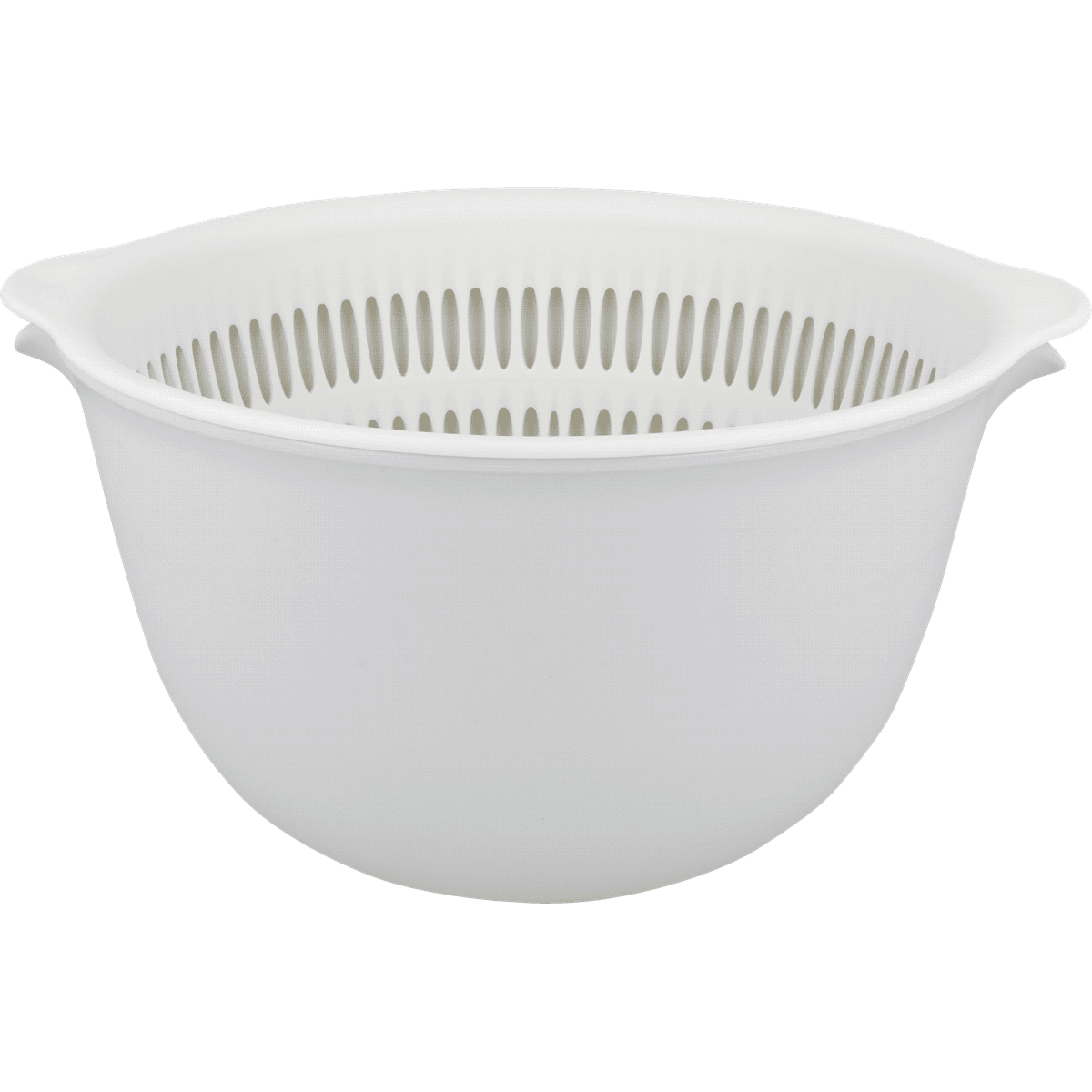 Colander, Abtropfschale, Küche, Sieb, Weiß, Colander, Siebe, Plastik, Weiß, Küchenzubehör, Schüssel, Sieblöffel, Küchenhelfer, Weiße Farbe, Belüftete Schüssel
