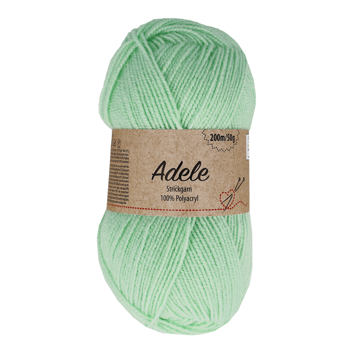 Strickgarn, Polyacryl, Mintgrün, 100% Polyacryl, Garnrolle, Wolle, Strickgarn, Polyacryl, Pastellgrün, 200m/50g, Strickgarn, Polyacryl, Mintgrün, 200m/50g, Garnrolle