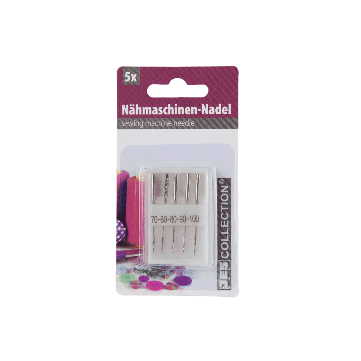 Nähmaschinen-Nadel, Nähnadeln, Nadelset, Stichlänge, Maßangaben, Nähmaschinen-Nadel, Nähnadeln, Nadel-Set, Sewing needle, Nähzubehör, Nähmaschinen-Nadel, Nadel-Set, Stiche, Nähmaschine, Nähzubehör