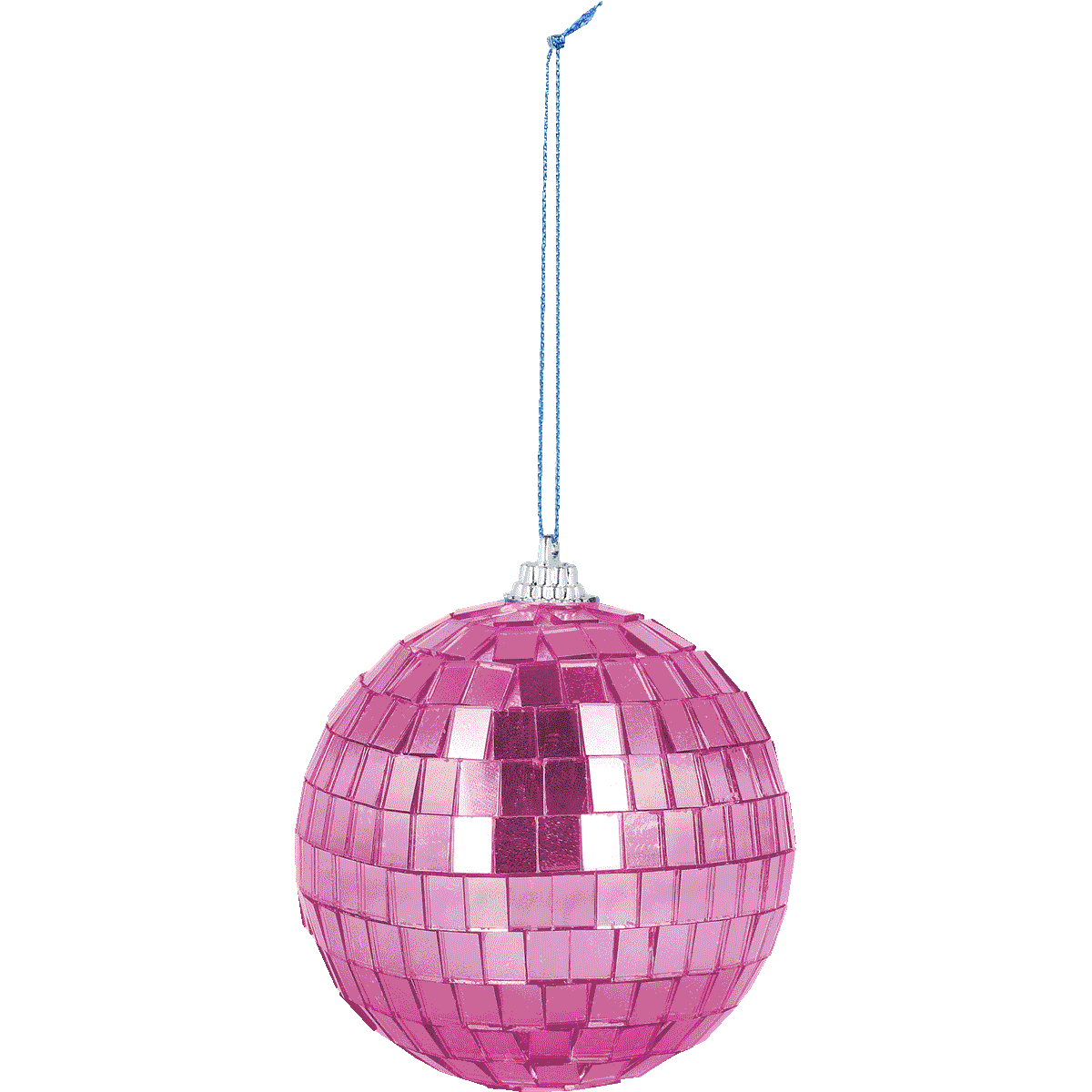 Discokugel, Spiegelkacheln, Pink, Kugelanhänger, Dekoration