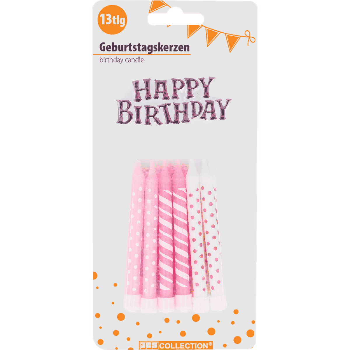 Geburtstagskerze, Kerzen, Röhrenkuchenkerze, rosa, Streifendesign, Geburtstagskerze, rosa Kerzen, gestreifte Kerze, Punktkerzen, Kerzen-Set, Geburtstagskerzen, rosa Kerzen, gestreifte Kerzen, Punkt Kerzen, Wachs Kerzen