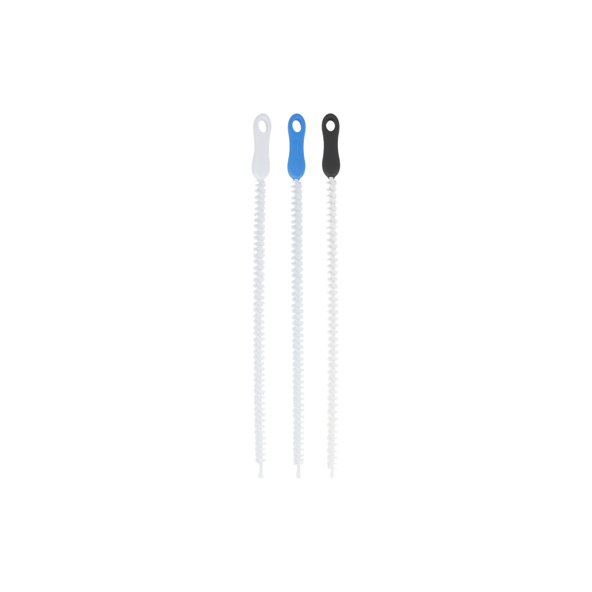 Flaschenbürste, Reinigungsbürste, Drehgriff, lange Borsten, Dreierpack, straw, Trinkhalm, Trinkhalme, Strohhalm, Trinkhalm aus Kunststoff, bent straw, trinkhalm, flexible straw, spaghetti straw, schraubendes Trinkhalm