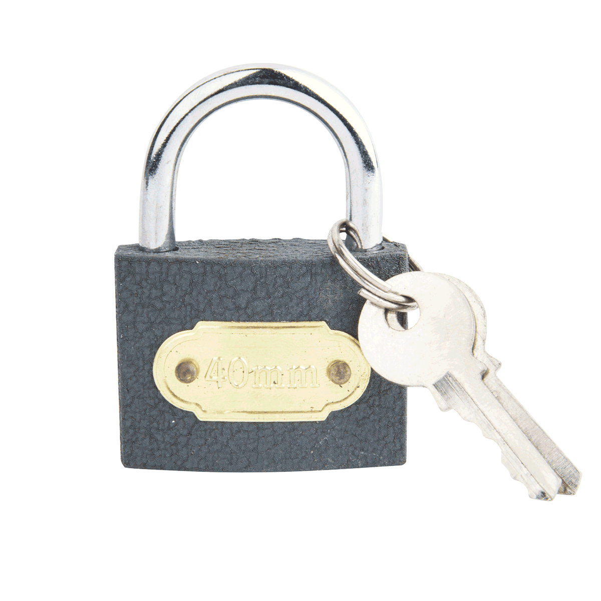 Schloss, Schloss mit Schlüssel, Padlock, Metall, 40mm, Schloss, Schwarzer Schloss, Schlüssel, Schlüsselanhänger, 40mm, Schloss, Schloss mit Schlüssel, Miniatur-Schloss, 40mm Scharnier, Metallbeschlag