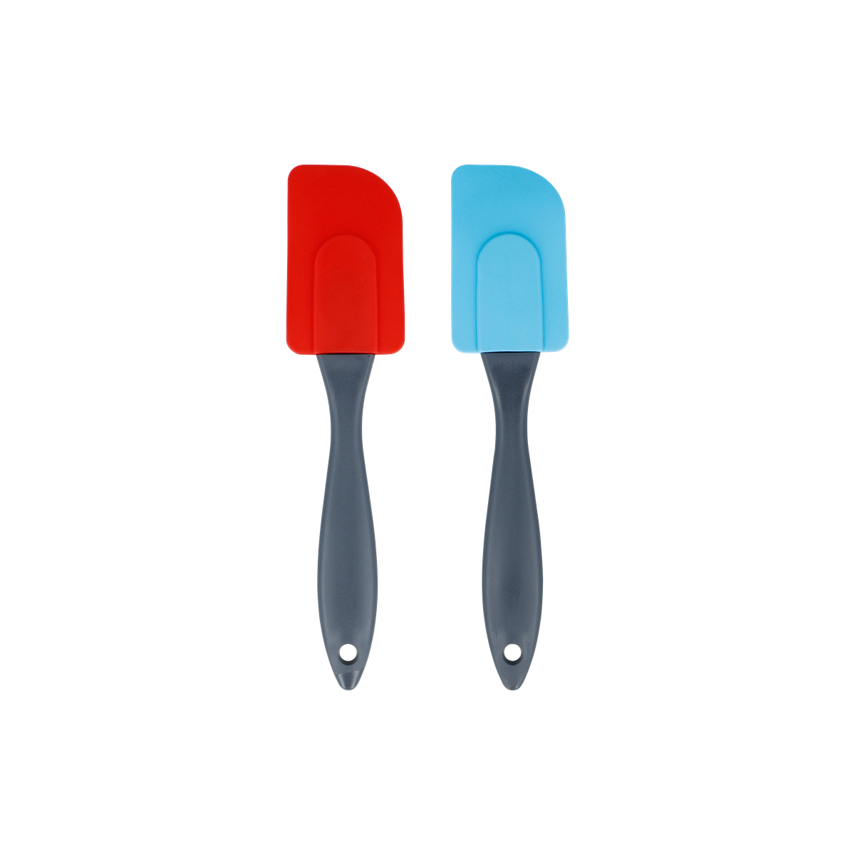 Backpinsel, Silicone, zweifarbig, Rot, Blau, Backpinsel, Schaber, Küchenzubehör, Silikon, Griff,  spatula, silicone, red spatula, blue spatula, kitchen tool