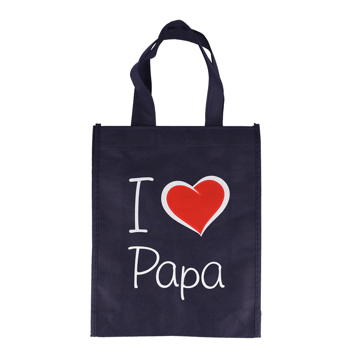 Tasche, Tote, I Love Papa, Herz, Textiletasche, Tote-Bag, Navy, Herz, I love Papa, Statement, Tasche, Beutel, Jutebeutel, Herz, Papa