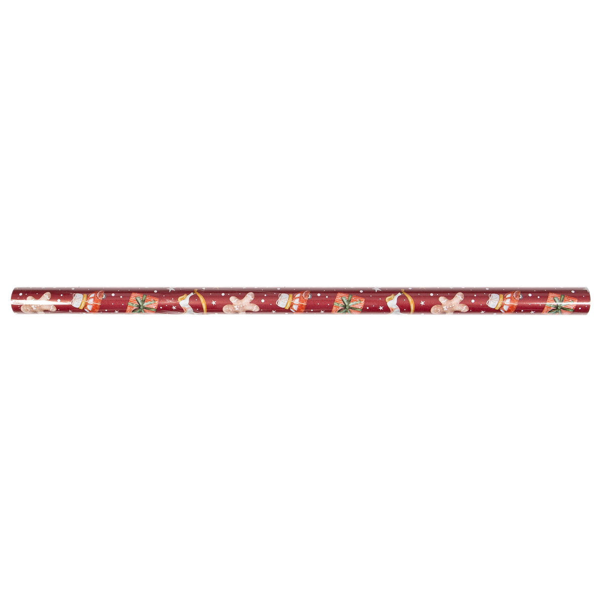 Geschenkband, Weihnachtsmuster, roter Band, Schnurband, Geschenkdekoration