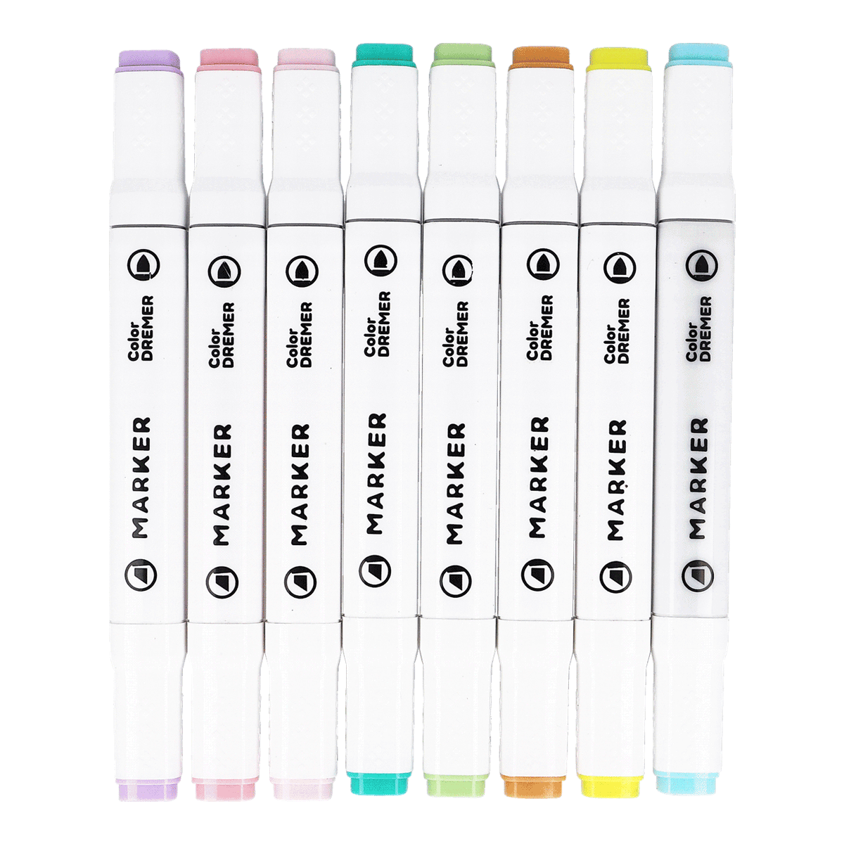 Marker, Farbmarker, Color Marker, Marker-Set, Stiftset, Marker, Marker zum Beschreiben, Farbmarker Set, Pastellfarben, Chisel-Tipp, Marker, Marker-Stift, Farbstift, Color Marker, Markerset