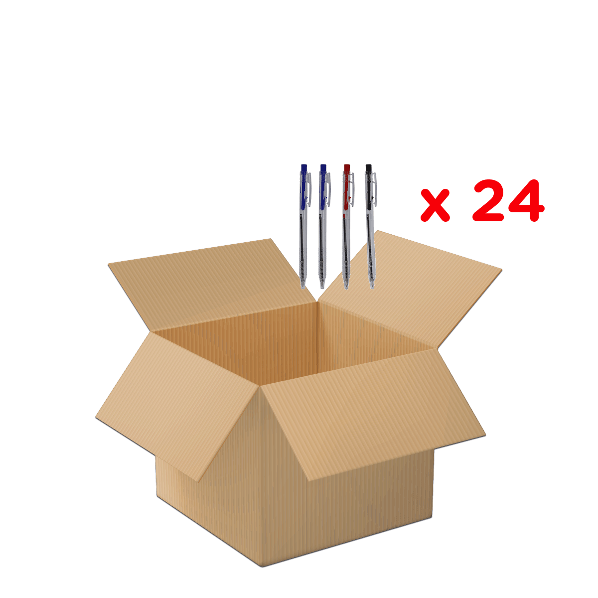 Kiste, Karton, Lieferung des Pakets, Person, stift, kugelschreiber, packung, box, satz, Karton, Box, offener Karton, Kugelschreiber, Mehrfachpack
