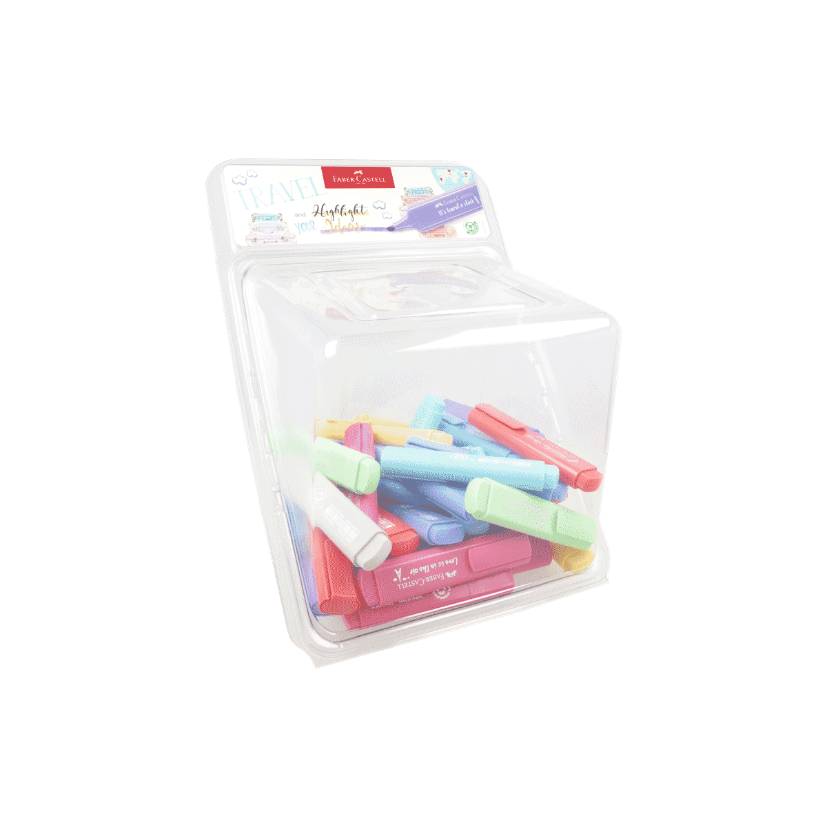 Filier, Marker, Highlighter, mehrfarbig, Aufbewahrungstasche, Highlighter, Marker, Farbenfrohe, T Taschenformat, Bereichs-Set, Kunststoffbox, Marker, Highlights, Buntstifte, Stifthalter