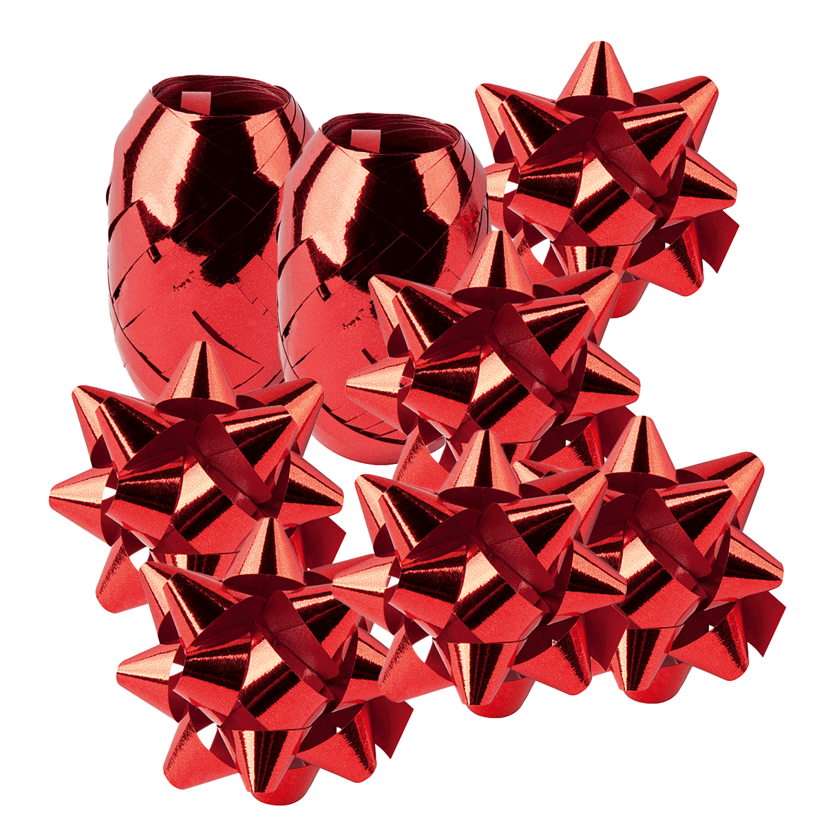 Geschenkverpackung, Geschenkband, Schmuckverpackung, Deko-Band, Rotes Geschenkset