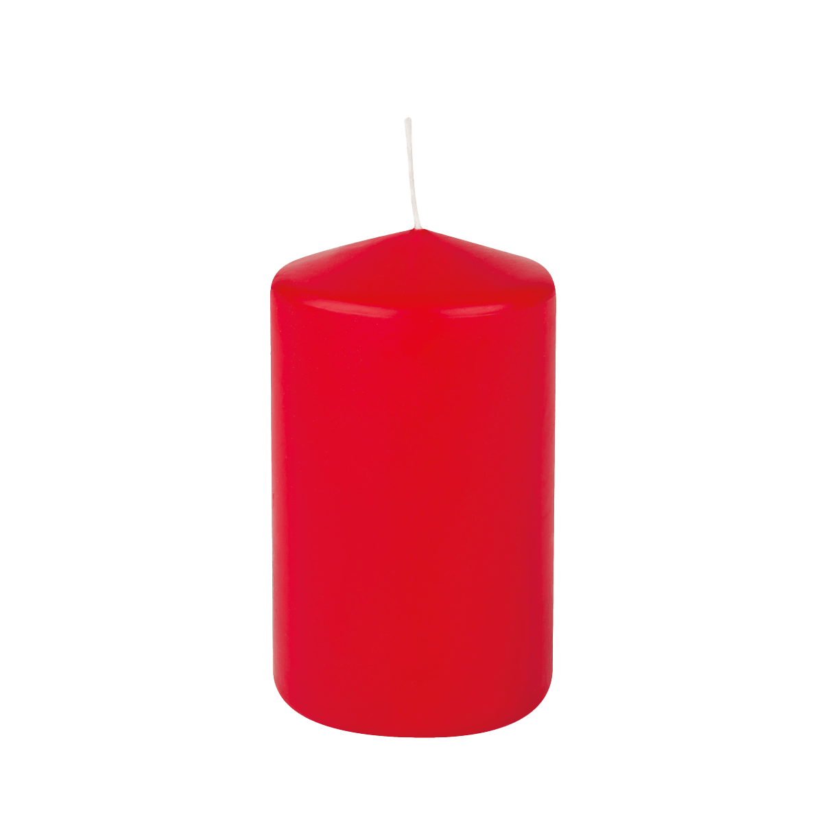 Kerze,  rot,  Säulenkerze,  Paraffin,  glatte Oberfläche