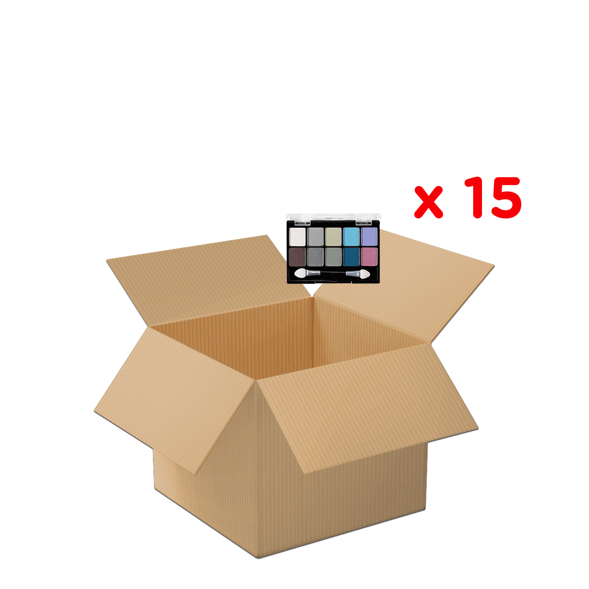 Make-up, Lidschatten, Palette, Schachtel, 15er-Pack, Make-up, Lidschatten, Palette, Schachtel, 15er-Pack, makeup, eyeshadow, paletten, box, set