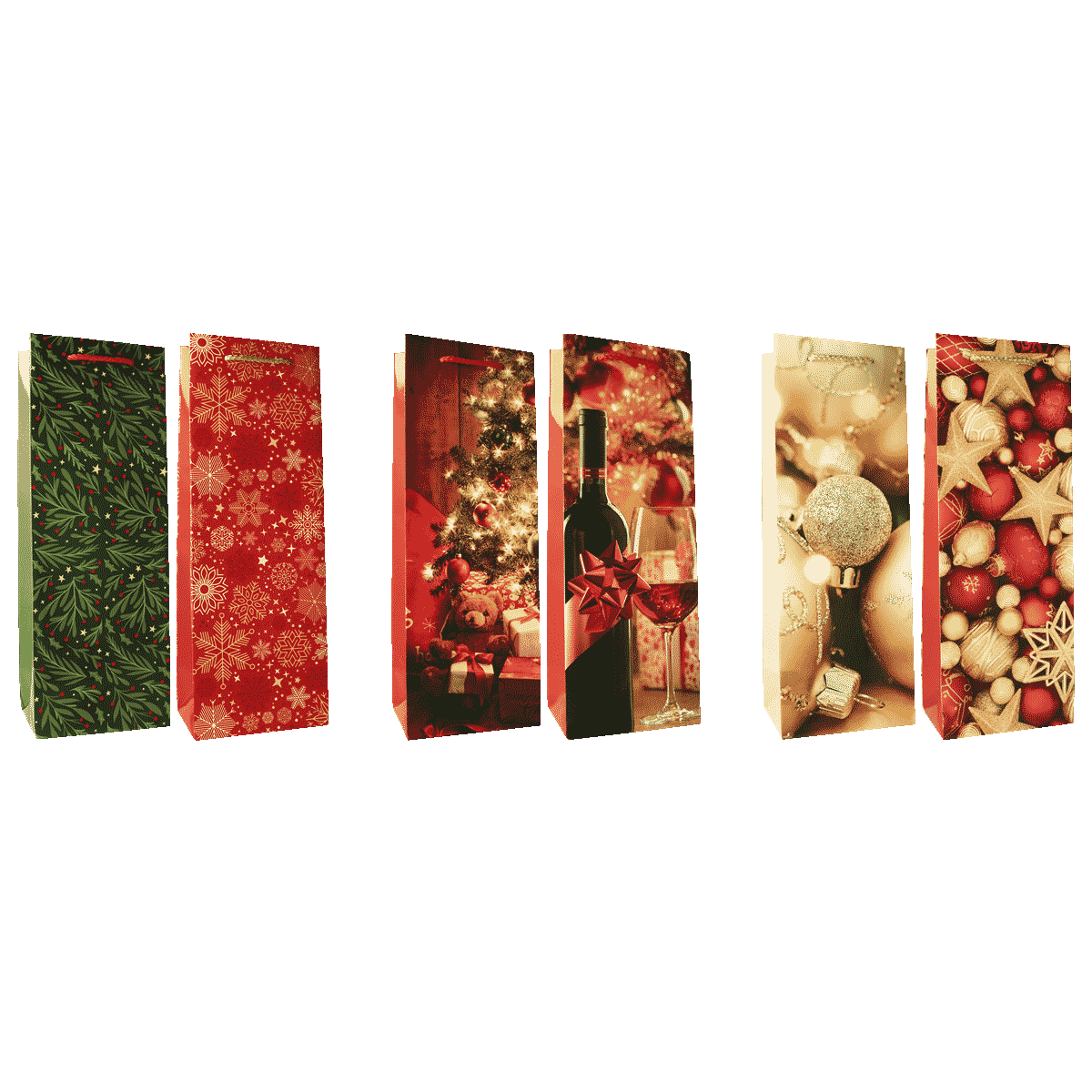 Weihnachtsgeschenke, Geschenktüten, Dekoration, Weihnachtsbaum, Rotgold