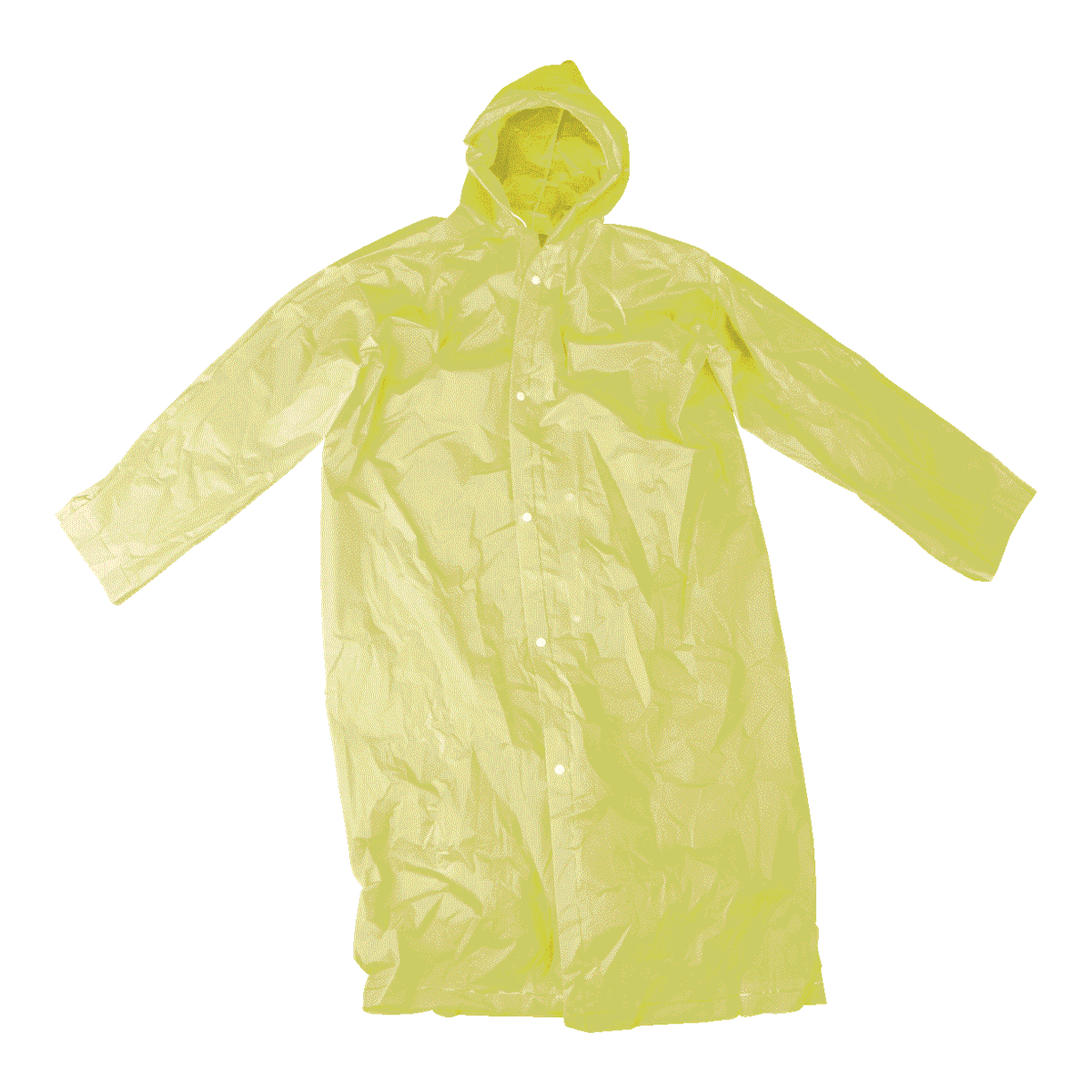 Regenjacke, Hoodie, Regenmantel, Regenüberwurf, Lichtgelb, Regenmantel, Hooded raincoat, Niedrige Transparenz, Knopfleiste, Langarm, Regenmantel, Hoodie?, Regencape, Regenjacke, Wasserdicht