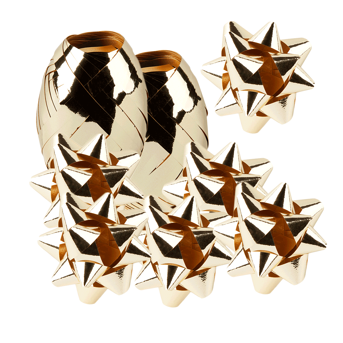 Geschenkband, Geschenkverpackung, Schleife, Zapfen, Gold