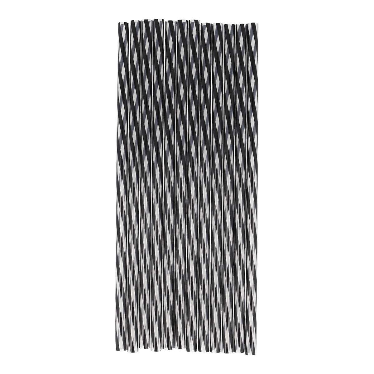 Strohrund, Gewinde, Drahtstärke, Gedrehte Muster, Pattern: Spirale, verdrehtes Muster, Stroh, Seil-ähnliche Textur, Strukturierte Oberfläche, Grau-Weiß Streifen, Stäbchen-Pattern, Stahldraht, Schneide, Grifflose, Rillenstruktur