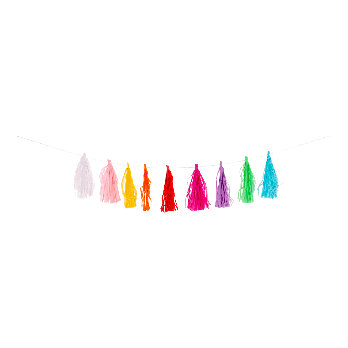 Papier Tassel Banner,  Tassel Girlande,  bunte Quasten,  Hängevdeckung,  Bastel Quasten, Quaste, Girlande, Schnur, Mehrfarbig, Dekoration, Wäscheleine, Tassel, Deko-Objekt, Pomponen, Mehrfarbig
