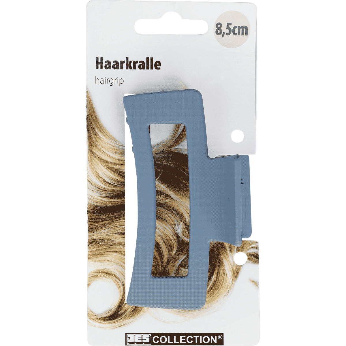 Haarkralle, Haarclip, Haarpin, Haarspange, 8,5 cm, haarkralle, clips, blau, kunststoff, haarschmuck, Haarkralle, hairgrip, Zopfgummi, Klemmbügel, 8,5 cm