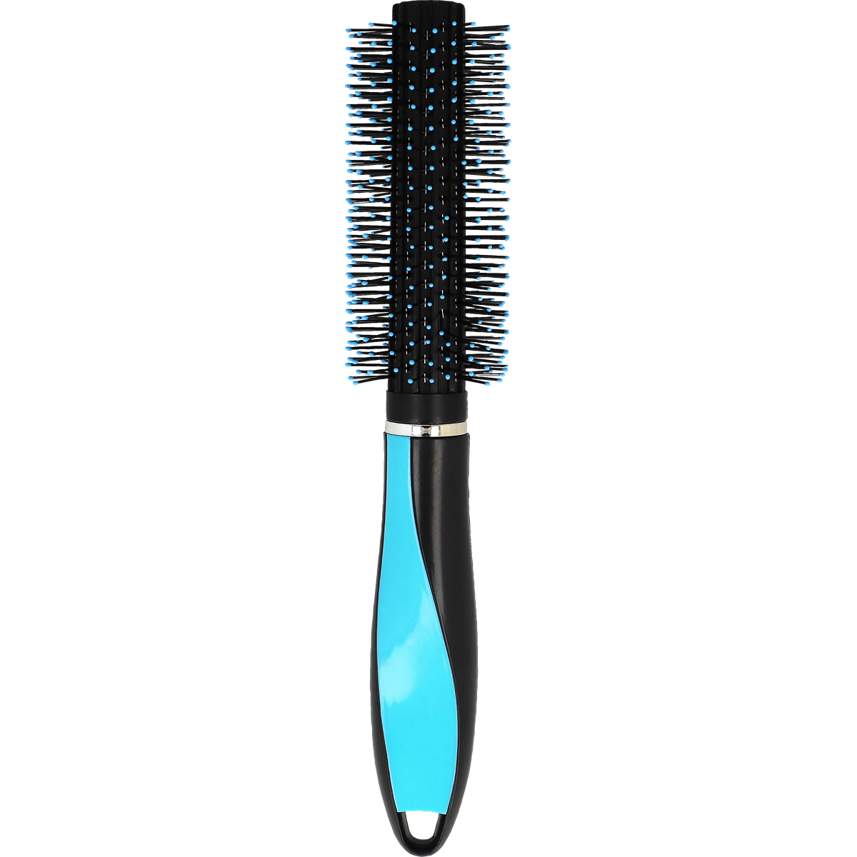 Haarschmuckbürste, runde Bürste, Ballspitze, schwarz blau, professionelles Werkzeug, Haareisenbürste, Rundbürste, Kopfhautmassag, Schwarzblau, Trocknen Stylen, Haartrockner, Bürstenbürste, Round Brush, Dampfbürste, Haarpflegezubehör