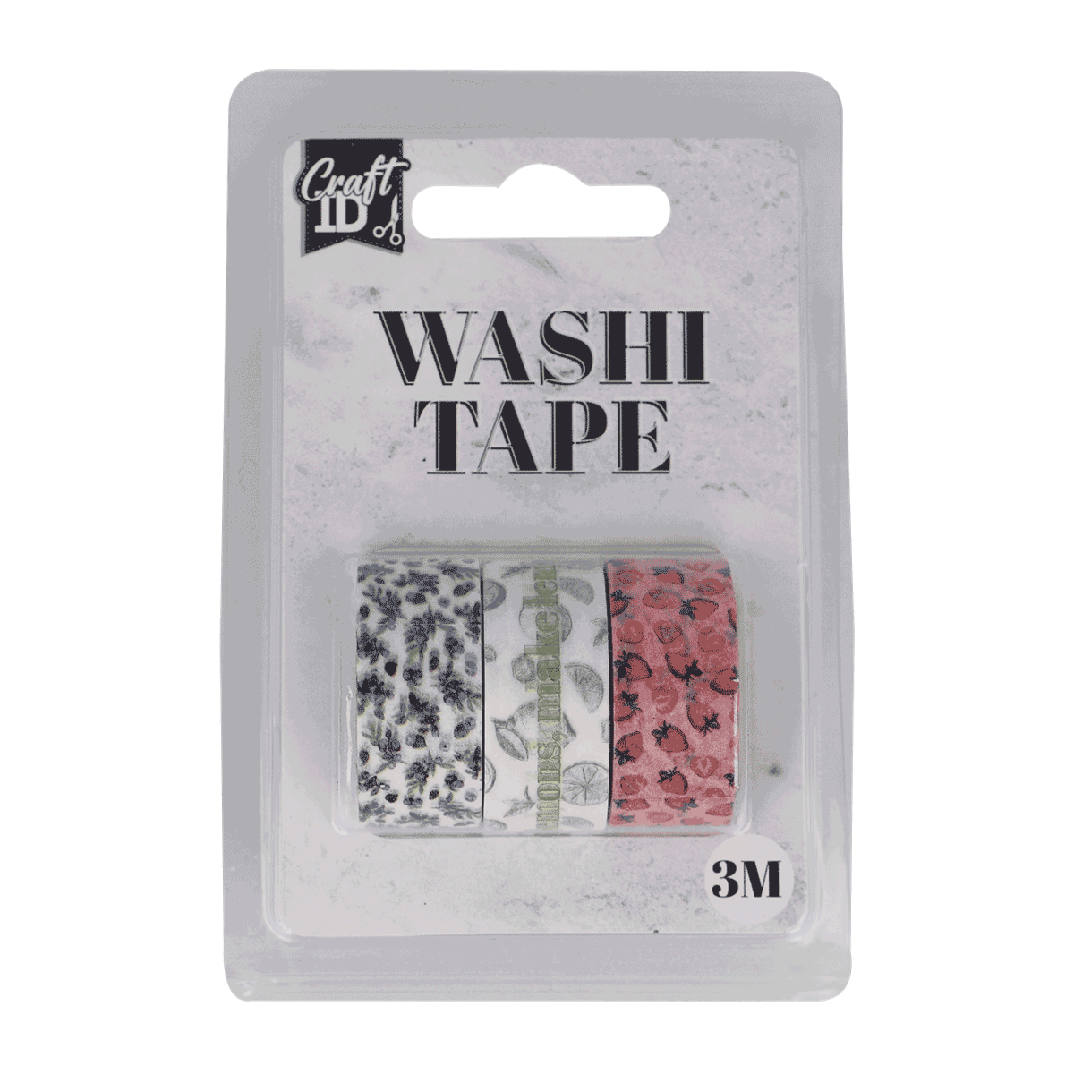 Washi Tape, Dekorband, Washi-Tape-Set, Klebeband Muster, 3M, Waschband, Mustertape, Blumendruck, Rolle, 3M, Wasabi-Tape, Dekorband, Blumenmuster, Zitrusmotiv, 3 m Länge