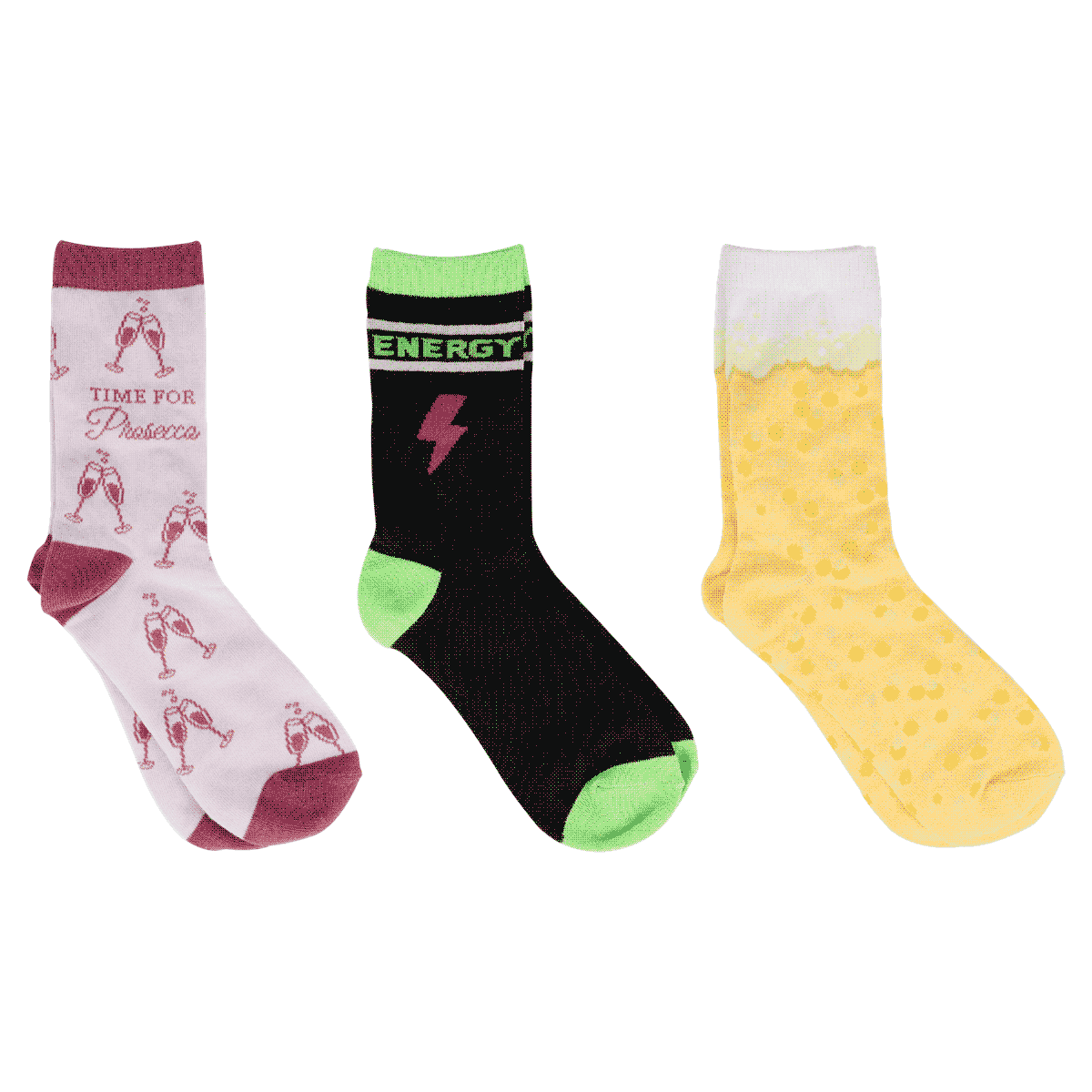 Socken, SockenSet, Sockenmotiv, Karo-Socken, Unisex-Socken, Socken, Socken-Set, Unisex, Kunstfaser, Multicolor, Socken, Kinder, Mehrfarbig, Ananas Muster, Accessoires