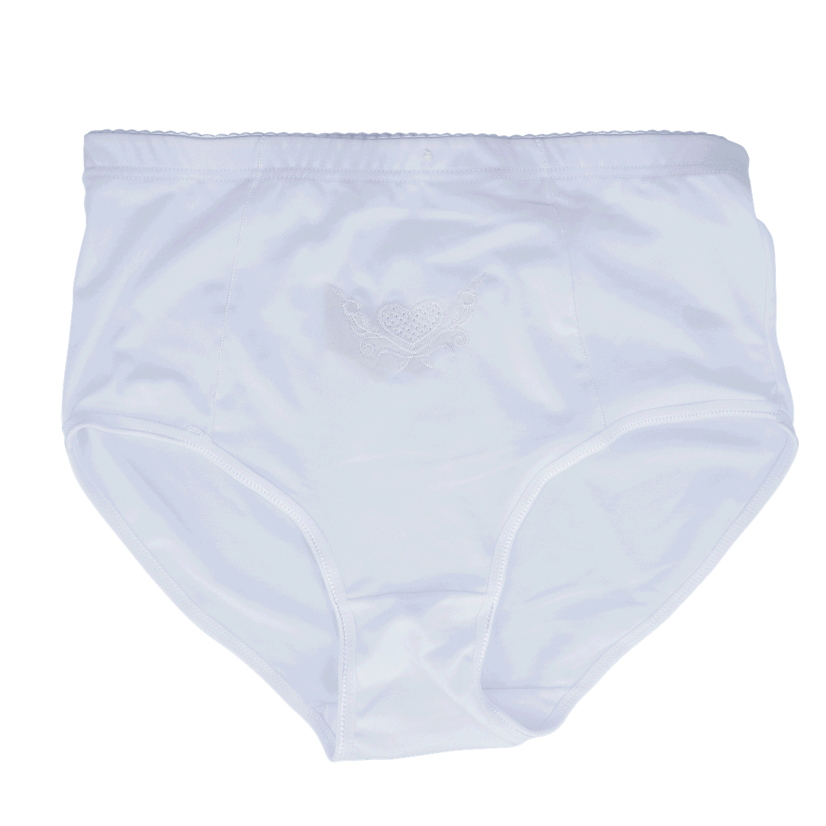 Unterwäsche, Unterhose, Weiß, Hingucker-Details, Stickerei, Unterhose, Panty, Weiß, Häkchen-Motive, High-Cut, Unterwäsche, Weibliche Unterhose, Hoch geschnitten, Weiß, Stickerei Herz