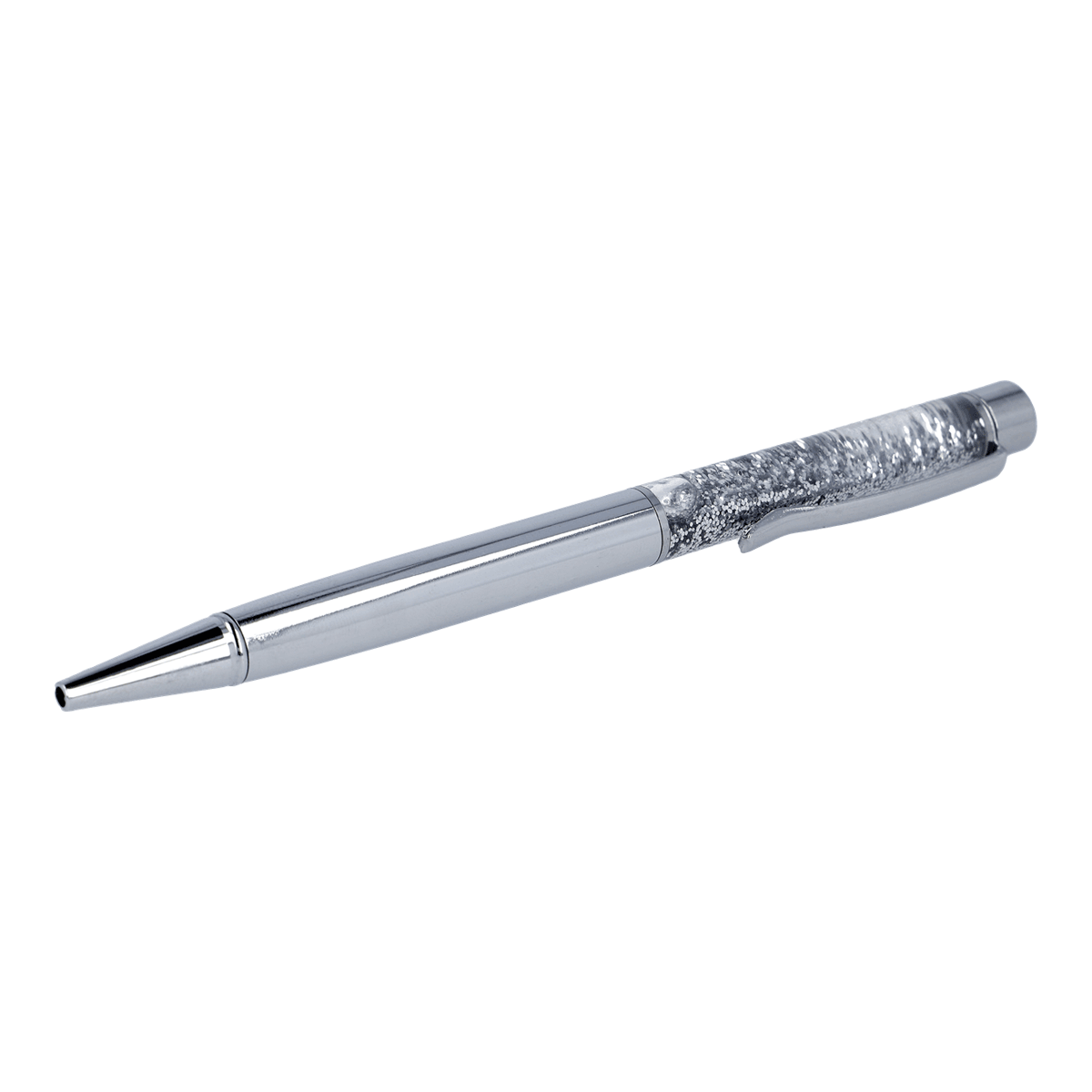 Kugelschreiber, Stift, Gewichteter Metallstift, Kugelspitze, Silberfarben, Kugelschreiber, Schreiber, Metall, Silber, Gepolsterte Griffzone, Kugelschreiber, Stift, Silber, Metall, Kappe