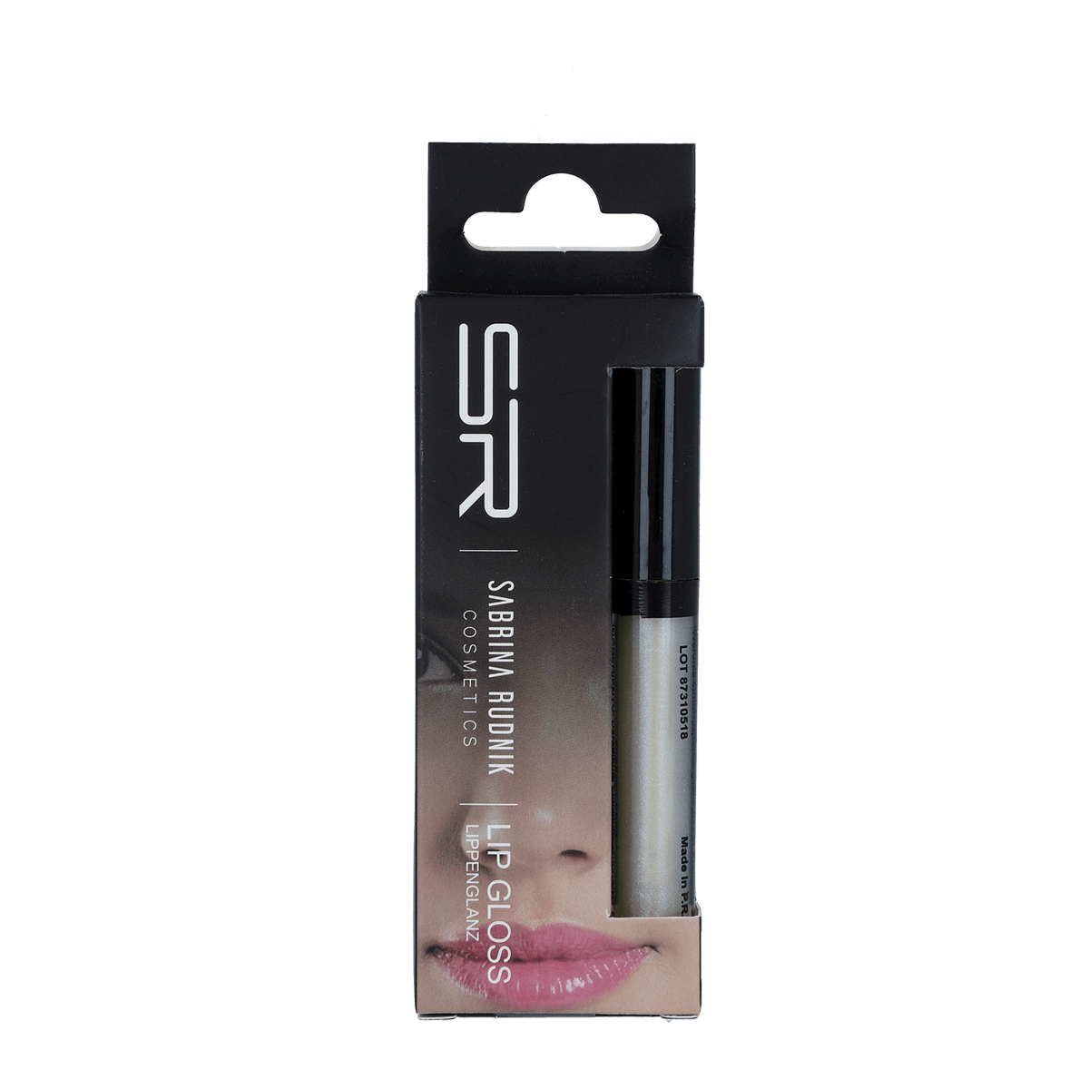 Lipgloss, Lippenprodukt, Stift, metallischer Farbton, Verpackungsschacht, lipgloss, lipspflege, kosmetik, glitzer, röhre, lip gloss, lip product, gloss, metallisch, soft pink