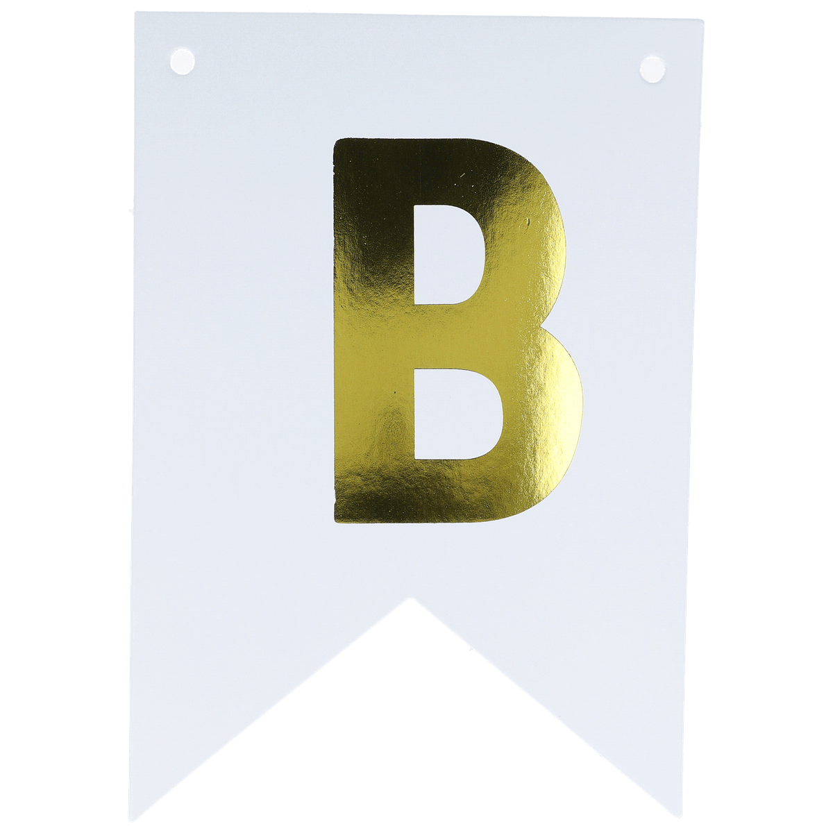 flag, banner, ornament, metallic, gold, Banner, Flagge, Goldener Buchstabe, B-Pennant, weiße Fahne, Banner, Flag, Gold letter, B symbol, Pendant flag
