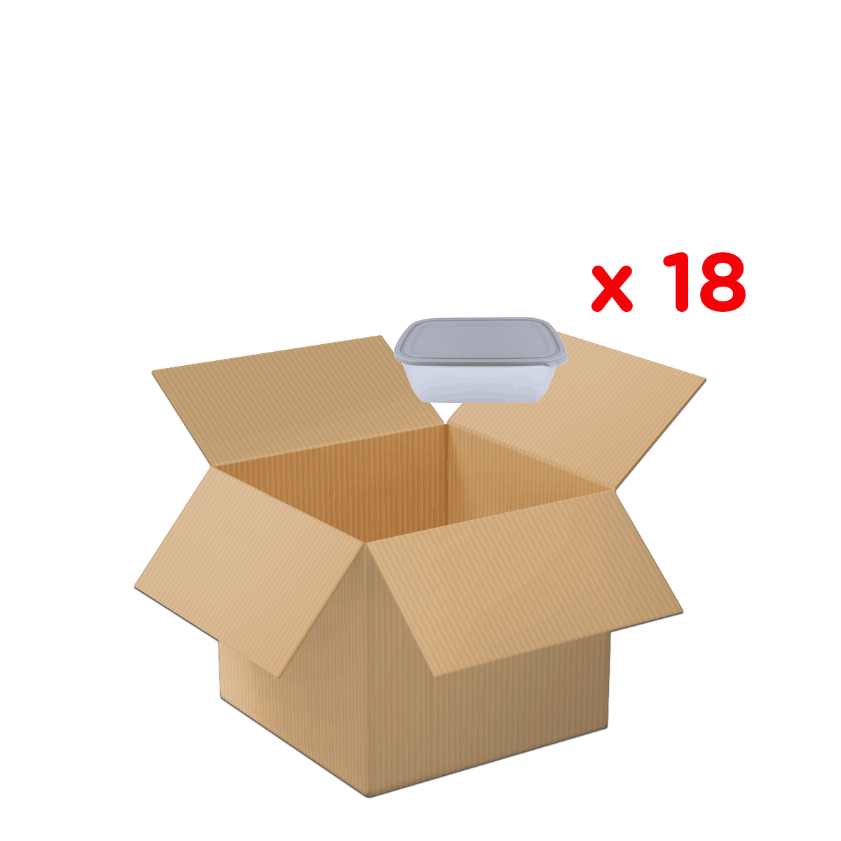 Kartonbox, offene Schachtel, Box mit Deckel, Pappbehälter, Verpackungsbox, Box, Pappe, offene Box, Verpackung, Deckel enthalten, Kartonbox, Offene Box, Bürobedarf, Umzugskarton, Behälter
