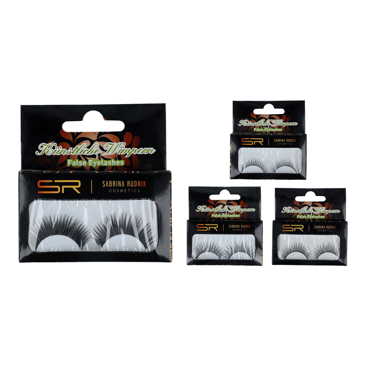 Kunstliche Wimpern, False Eyelashes, Wimpern-Paar, Nehmen-Box, Lass-Ohne-Brand, False Eyelashes, Eyelashes Pack, Kunstwimpern, Falsies, Streifenwimpern, falsche Wimpern, Eyelashes, Kunstwimpern, Verpackung, SRS Cosmetics
